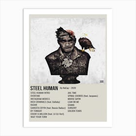 Steel Human By Nocap 2020 Poster Art Print