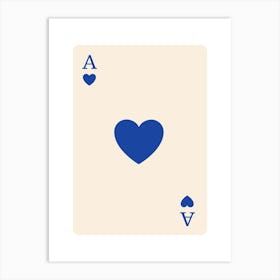 Aces And Hearts Art Print