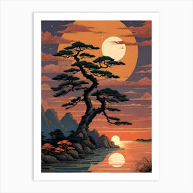 Asian Sunrise Art Print