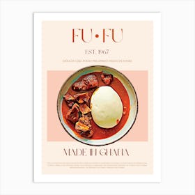 Fufu Mid Century Art Print