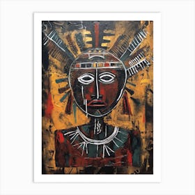 Cultural Kaleidoscope: African Art and Decor Enchantment Art Print