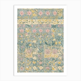 Pastel Floral Art Print