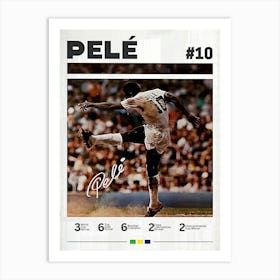 Pele Legendary Art Print