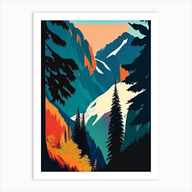 Triglav National Park Slovenia Pop Matisse Art Print