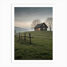 Barn In The Countryside 4 Art Print