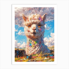 Llama 10 Art Print