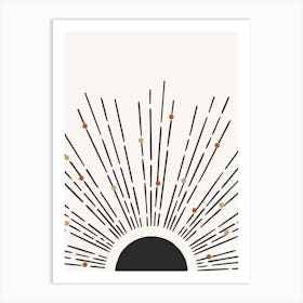 Bohemian Sunburst Art Print