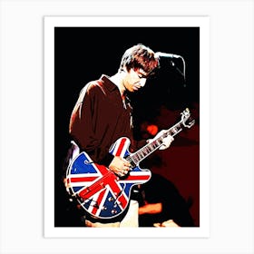 rockstar Noel Gallagher oasis music band 11 Art Print