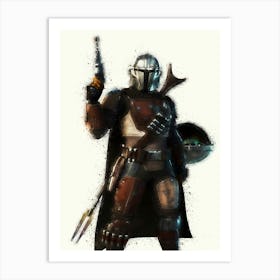 The Mandalorian 2 Art Print