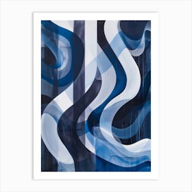 Blue Wave 2 Art Print