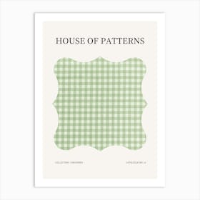 Checkered Pattern Poster 13 Art Print