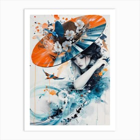 Asian Woman 22 Art Print