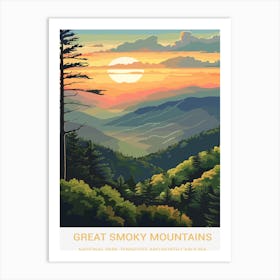 Great Smoky Mountains Art Print