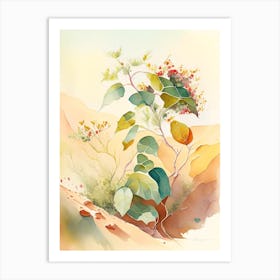 Poison Ivy In Desert Landscape Pop Art 7 Art Print