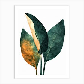 Tropical Leaves 117 Art Print