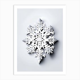 Individual, Snowflakes, Marker Art 4 Art Print