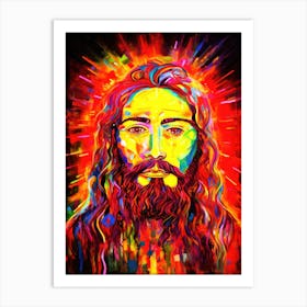 JC Himself - Jesus Face Art Print