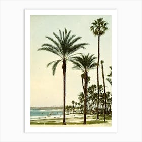 Coronado Beach San Diego California Vintage Art Print