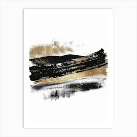 Abstract Brushstrokes 23 Art Print