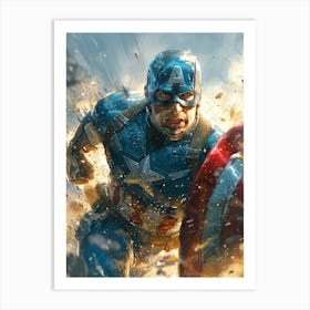 Captain America 06 Art Print