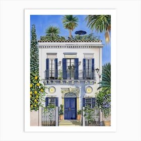 Mediterranean Villa 2 Art Print