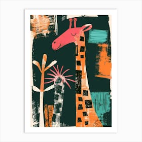 Giraffe 129 Art Print