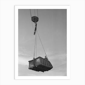 Untitled Photo, Possibly Related To Shasta Dam Under Construction, Looking Down The River, Shasta County Art Print