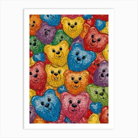 Teddy Bears 2 Art Print