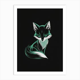 Fox Artwork Art Print