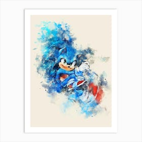 Sonic The Hedgehog Art Print