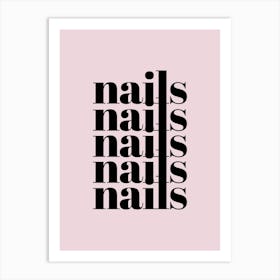 Nails Art Print Art Print