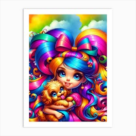 Rainbow Girl Art Print