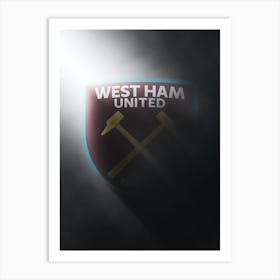 West Ham United Football Poster Art Print