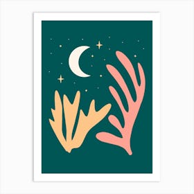 Cut Night Art Print