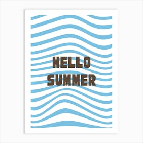 Hello Summer Art Print