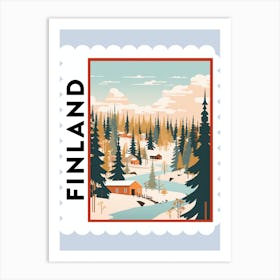 Finland 5 Travel Stamp Poster Art Print