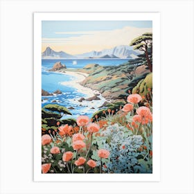  San In Coast In Tottori, Ukiyo E Drawing 1 Art Print