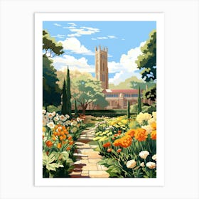 Bok Tower Gardens Usa  Illustration 3  Art Print