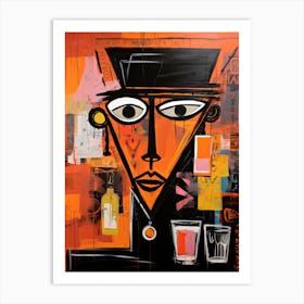 Portrait of Whiskey Art Print