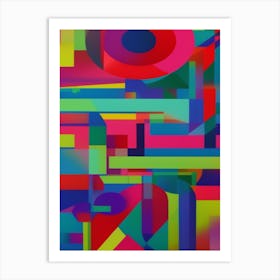 Abstract Geometry III Art Print