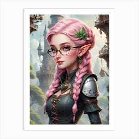 Elf Girl Art Print