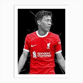 Wataru Endo Liverpool 1 Art Print