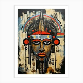 Earthly Echoes; Tribal Masked Traditions Art Print