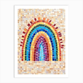 Rainbow Mosaic Art Print