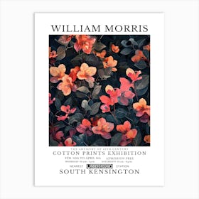 William Morris Cotton Prints Exhibition 12 Poster