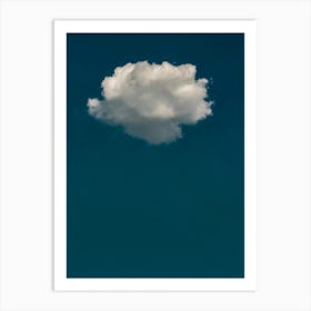 Solitary Cloud Art Print