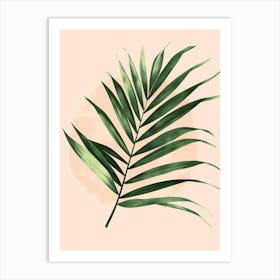 Palm Leaf Print Art Print