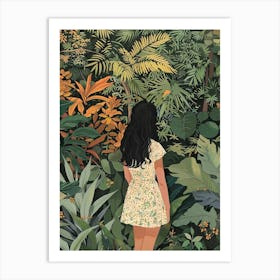 In The Garden The Huntington Botanical Gardens 3 Art Print