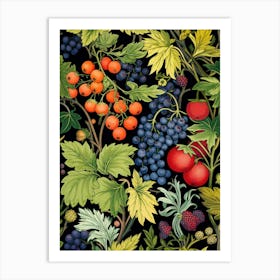 Fruit And Berries Art Print