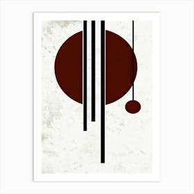 Copenhagen Modern Harmony Minimalist Bauhaus Art Print